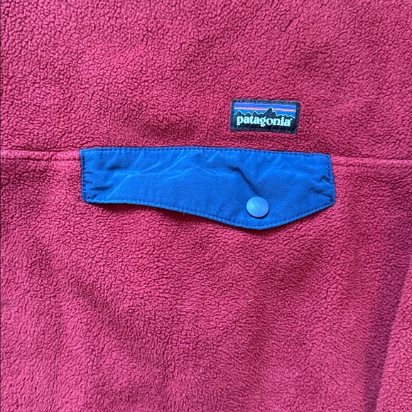 Patagonia 🌲 Synchilla Fleece Pullover with Navy Trim size large - Picture 2 of 12